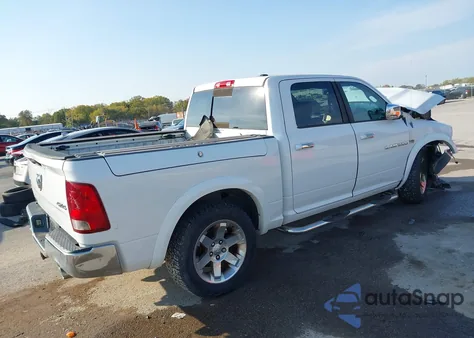 2012 Ram 1500 Laramie из США, поврежденный, VIN 1C6RD7NT5CS125034